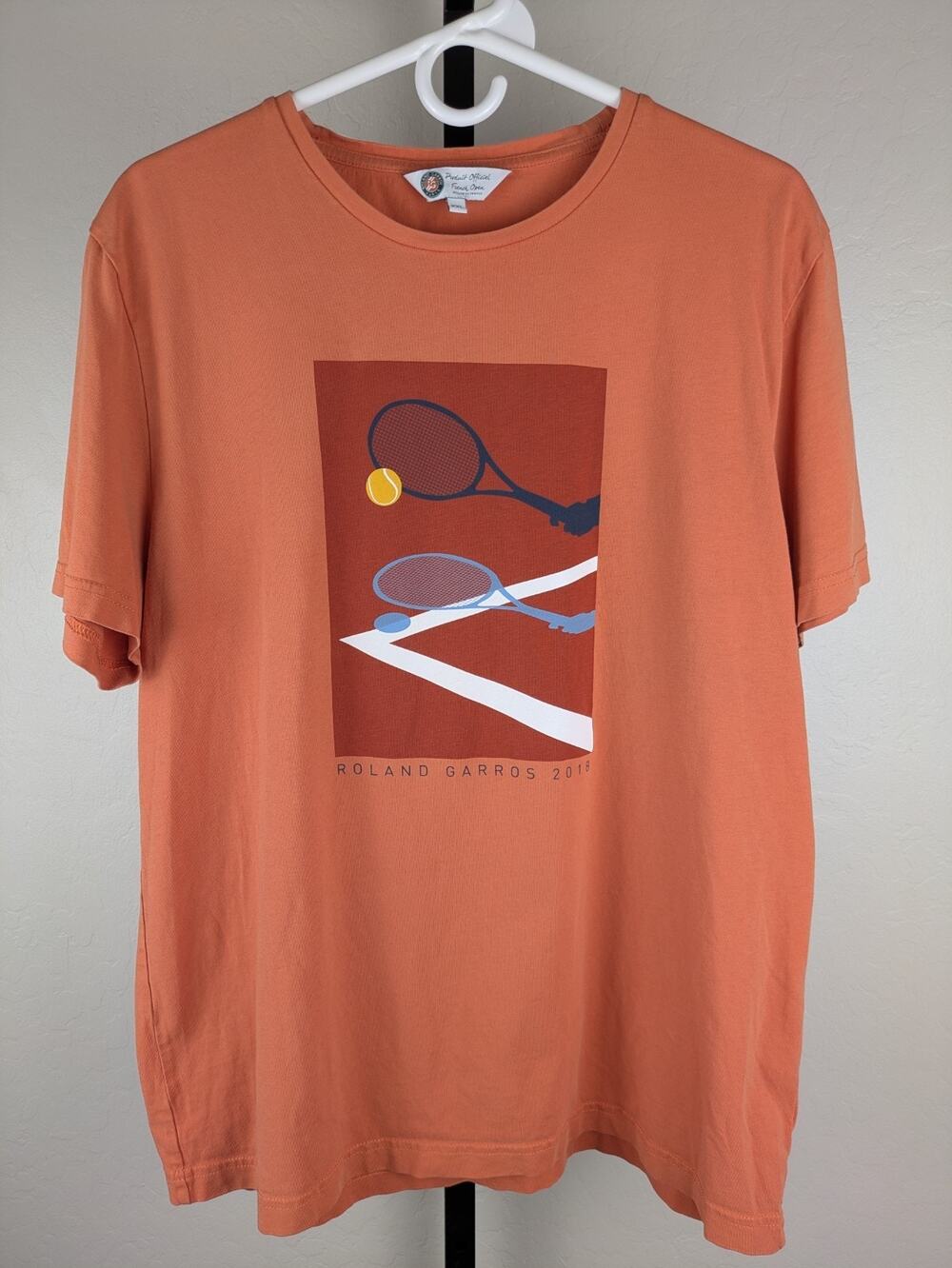 Roland Garros orange French Open 2018 short sleeve t-shirt